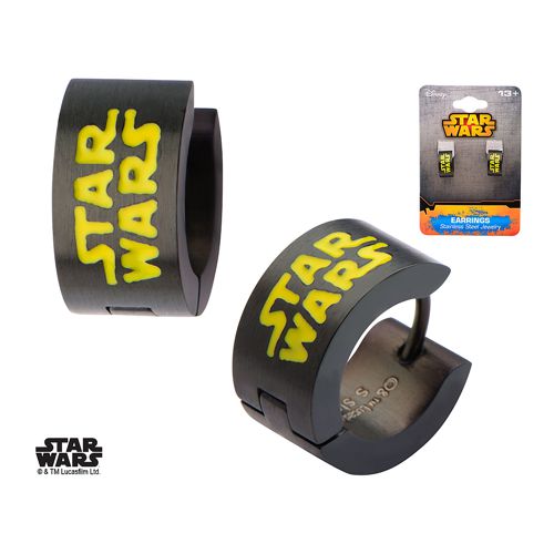 Black Steel Huggies STAR WARS Logo